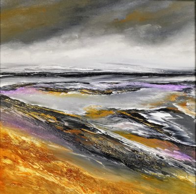 Wild Gold Coast Abstract by Kenneth Cowins