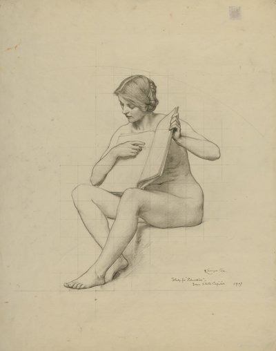 Education, study for panel by Kenyon Cox