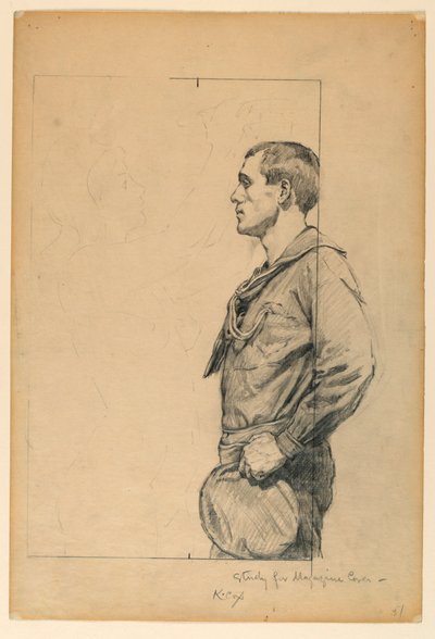 Design for Magazine Cover by Kenyon Cox