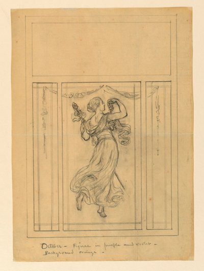 Design for Magazine Cover by Kenyon Cox
