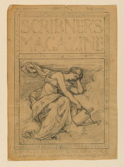 Design for Magazine Cover, Scribner