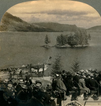 Traveling through the Enchanting Country of the Trossachs, Scotland, 1902 by Keystone View Company