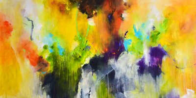 Vibrant Abstract Flow by Kirsten Handelmann