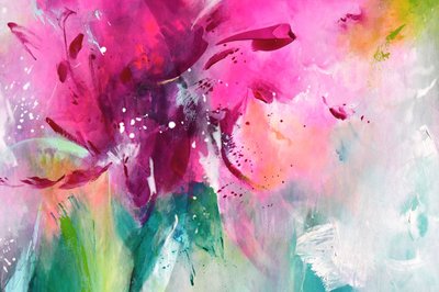 Vibrant Pink Bloom by Kirsten Handelmann