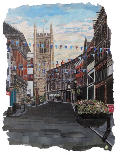 Cathedral of All Saints Iron Gate Derby by Kirstie Adamson