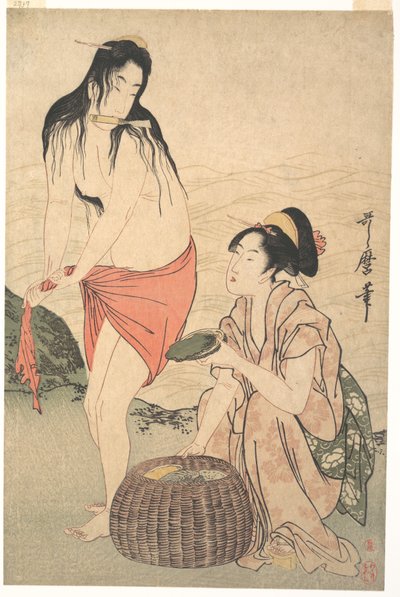 Abalone Divers by Kitagawa Utamaro