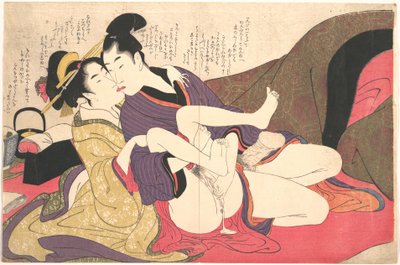 Erotic Print by Kitagawa Utamaro