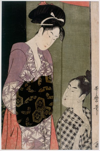 Mosquito Net, c1797 by Kitagawa Utamaro