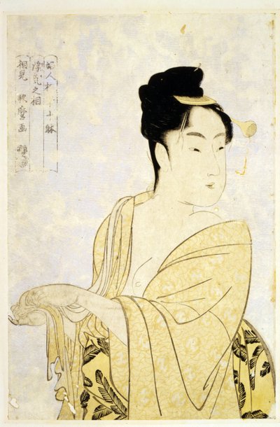 The Fancy-Free Type, from the series Ten Types in the Physiognomic Study of Women by Kitagawa Utamaro