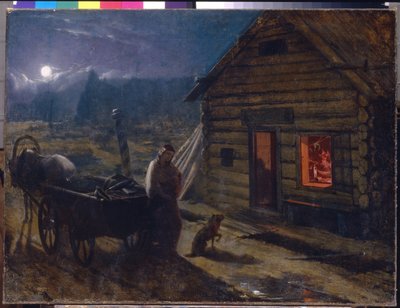 Before a Tavern by Konstantin Alexandrovich Trutovsky