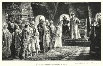 Ivan the Terrible Choosing a Wife (engraving) by Konstantin Egorovich Makovsky