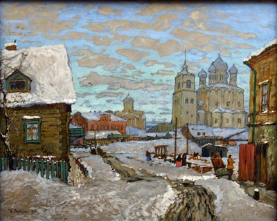 Old Pskov by Konstantin Ivanovich Gorbatov