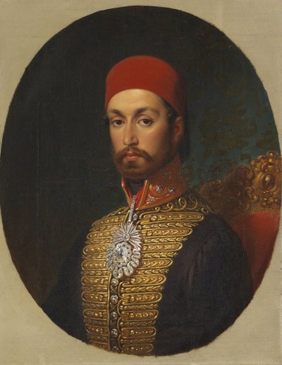 Portrait of Sultan Abdülmecid I by Konstantin Johann Franz Cretius