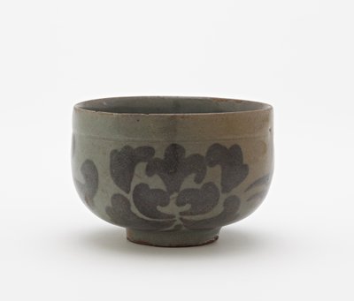Cup with Design of Peony Blossoms by Korean School