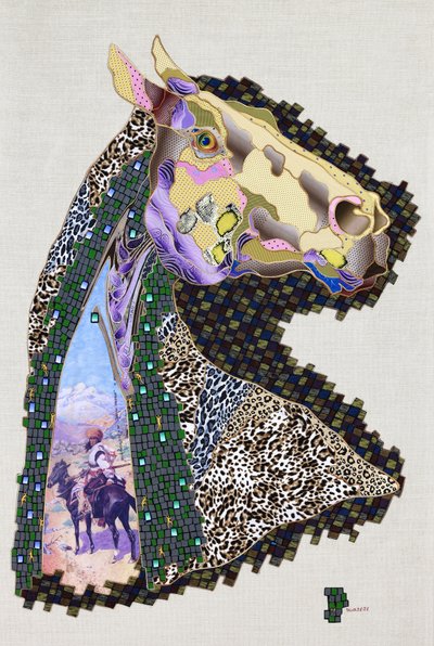 Abstract Horse Spirit by Kostyantin Malginov