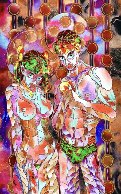 Fantasy Eden Couple by Kostyantin Malginov