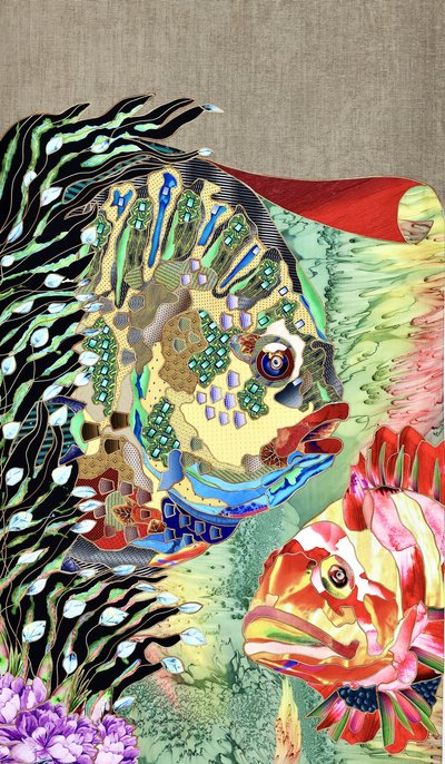 Vibrant Tropical Fish by Kostyantin Malginov