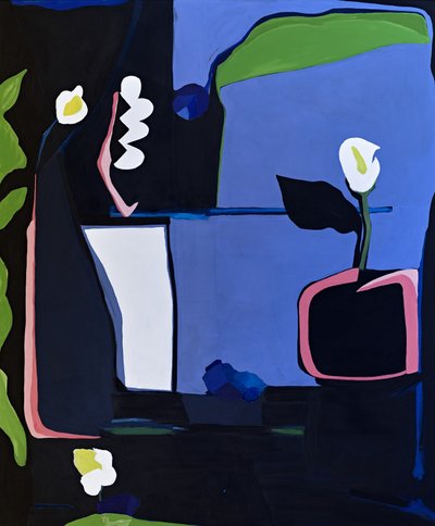 Calla Lilies At Night by Kristin Brin