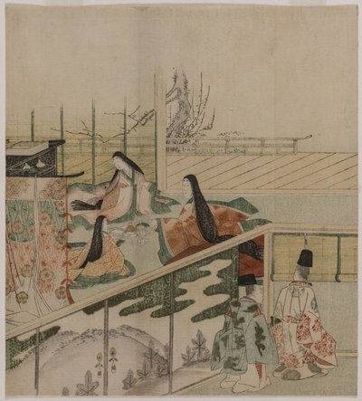 Court Ladies Making Dolls by Kubo Shunman
