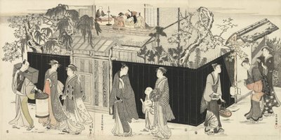 Returning from a Poetry Gathering, c.1785-89 by Kubo Shunman
