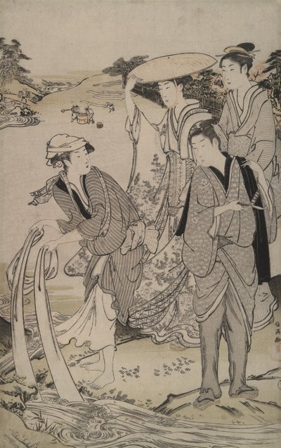 Tamagawa at Province of Musashi from the Six Jewel Rivers by Kubo Shunman
