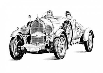 Classic Race Car Drivers by Kulik