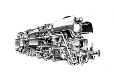 Classic Steam Locomotive by Kulik