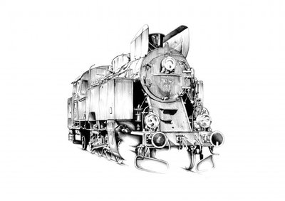 Classic Steam Locomotive by Kulik