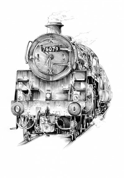 Classic Steam Locomotive by Kulik