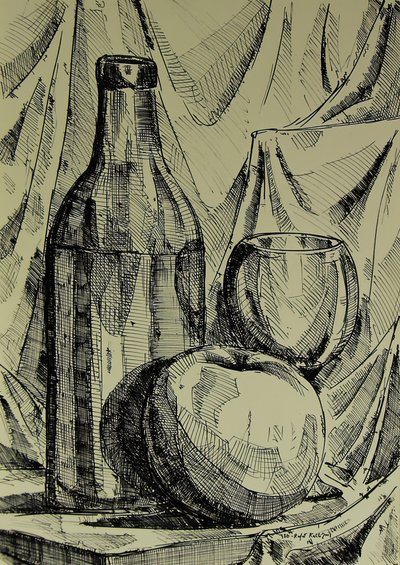Classic Still Life Sketch by Kulik