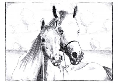 Gentle Horse Bond by Kulik
