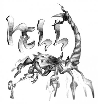 Hell Scorpion Battle by Kulik