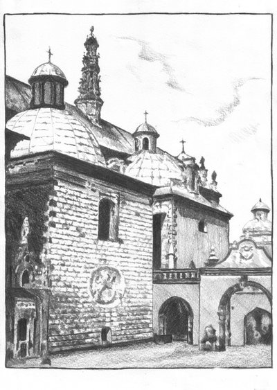 Historic Church Domes by Kulik