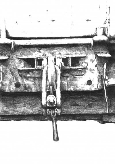 Industrial Clasp Drawing by Kulik
