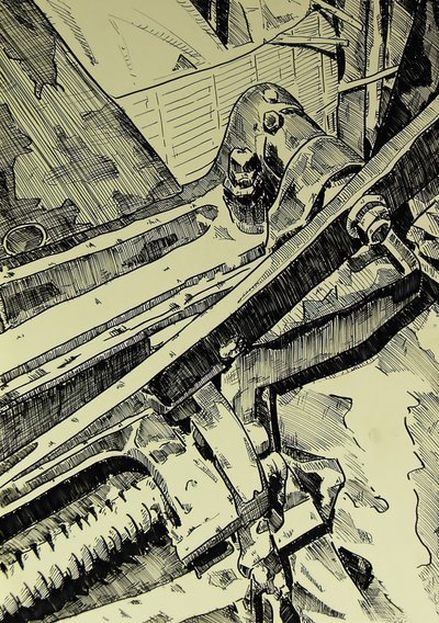 Industrial Machine Detail by Kulik