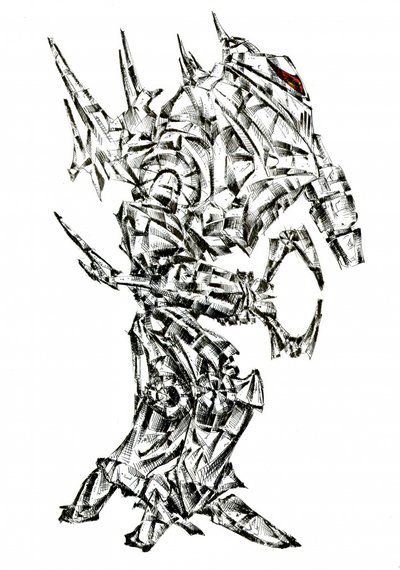 Intricate Mechanical Beast by Kulik