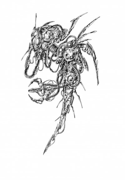 Intricate Mechanical Insect by Kulik