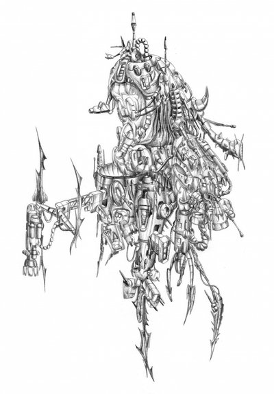 Intricate Sci-Fi Biomech by Kulik