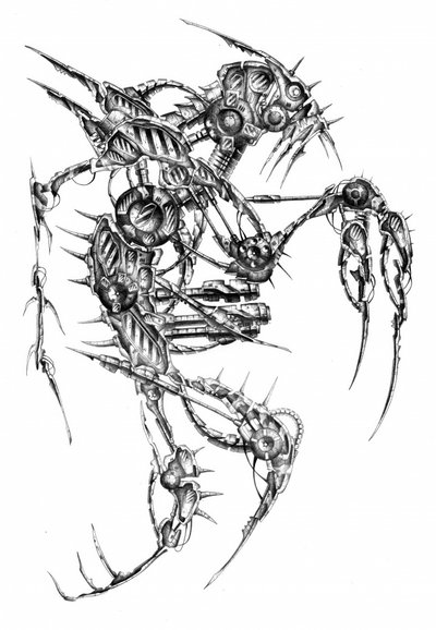 Menacing Mechanical Beast by Kulik