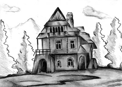 Mysterious Mountain Mansion by Kulik
