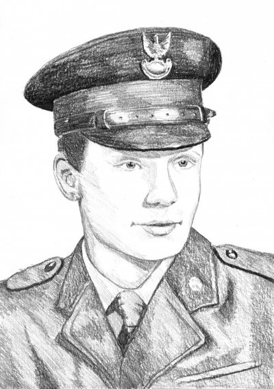 Polish Soldier Portrait by Kulik
