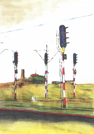 Railway Signals Field by Kulik