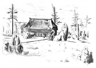 Rustic Forest Cabin by Kulik