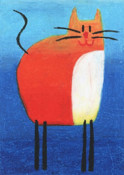 Smiling Orange Cat by Kulik