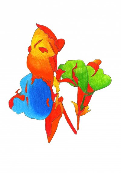 Vibrant Abstract Forms by Kulik