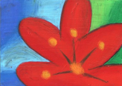 Vibrant Red Bloom by Kulik