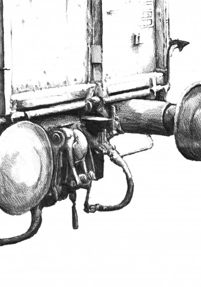 Vintage Train Mechanism by Kulik