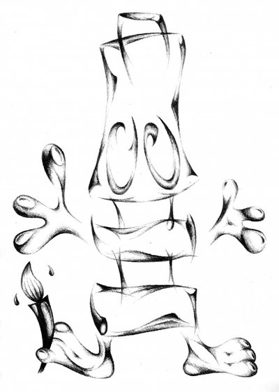 Whimsical Artist Figure by Kulik