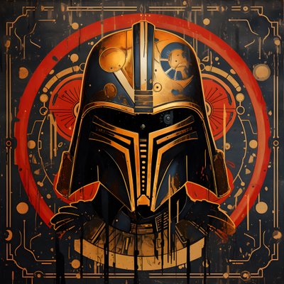 Metal Etching Art in the Style of Ancient Egyptian Aesthetics by Kurt Heppke
