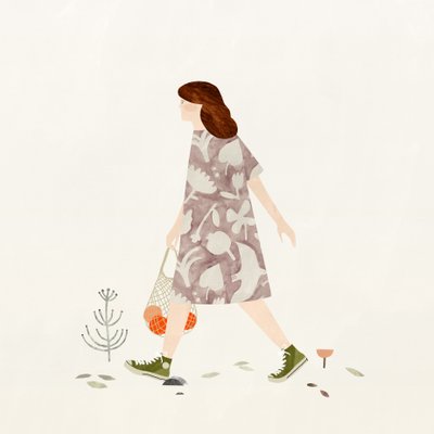 Morning Walk by Léa Le Pivert